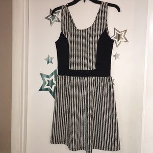 Black and white dress